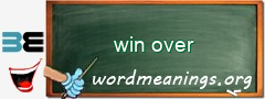 WordMeaning blackboard for win over